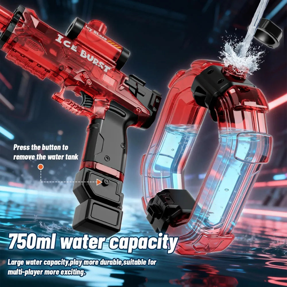 Electric Water Blaster 750ML - Rechargeable Battery 🔫