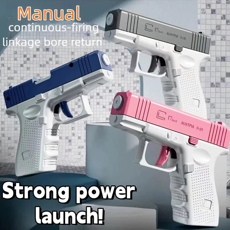 Manual Water Gun - Continuous Fire 💦