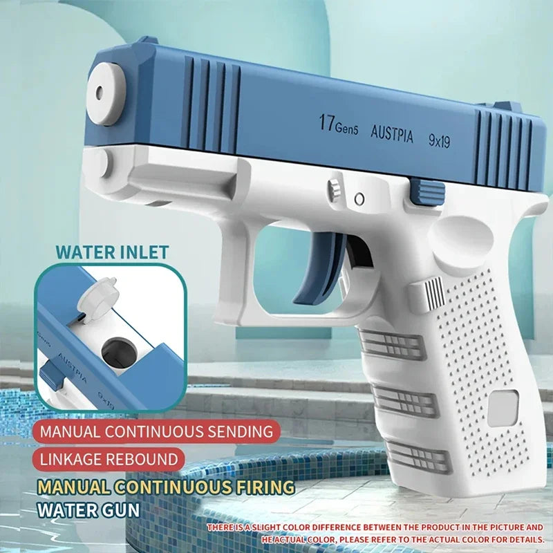 Manual Water Gun - Continuous Fire 💦